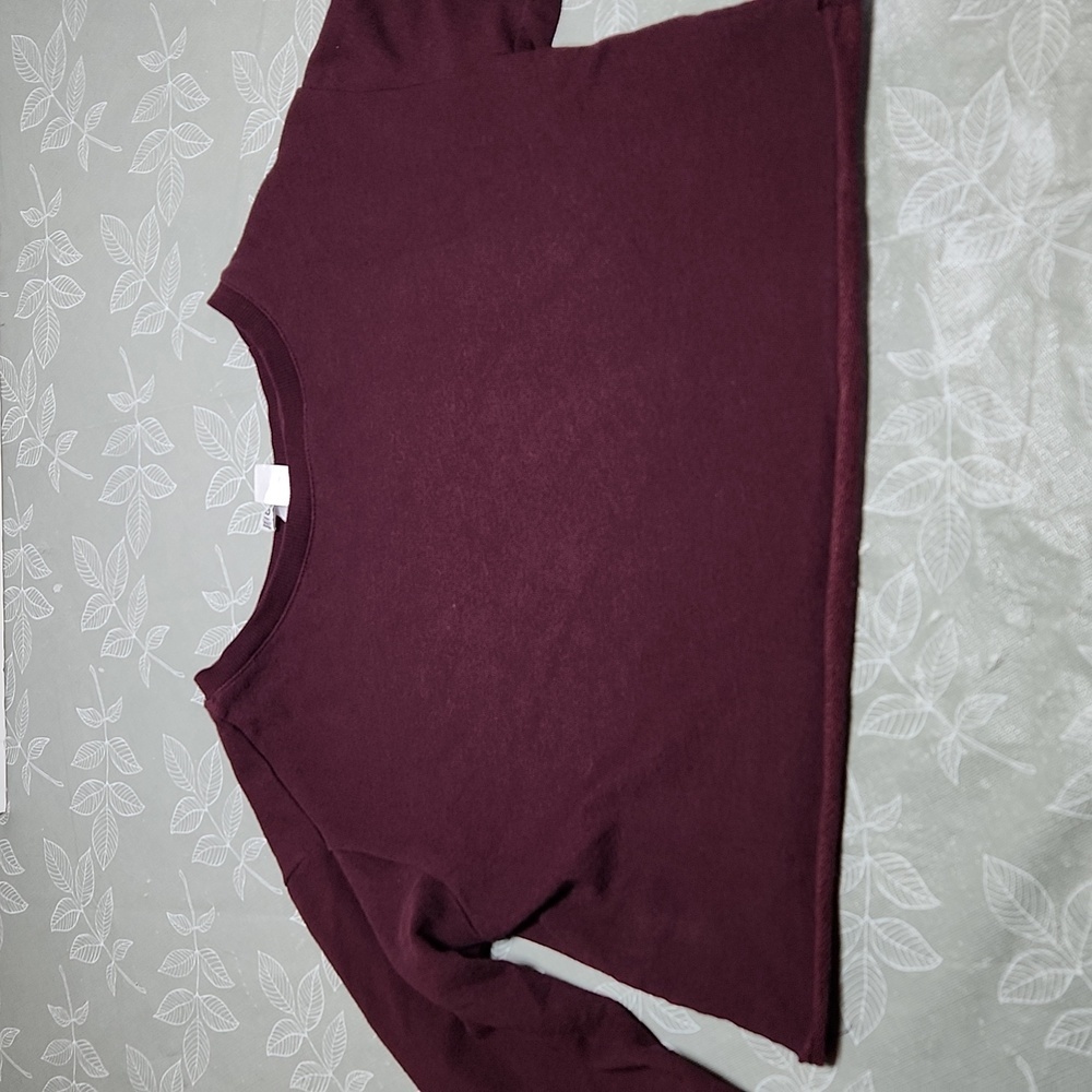 Divided Crop Sweater